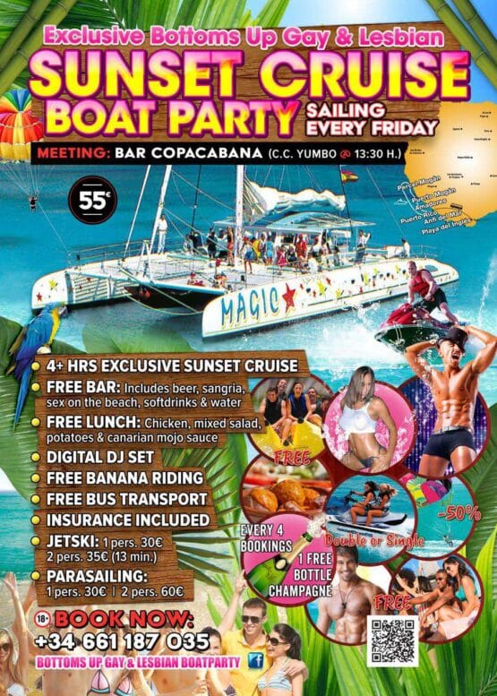 Exclusive Bottoms Up Gay Boat Party