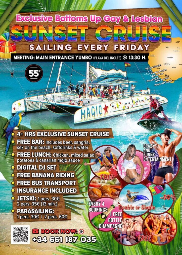 Exclusive Bottoms Up Gay & Lesbian Sunset Cruise Tickets